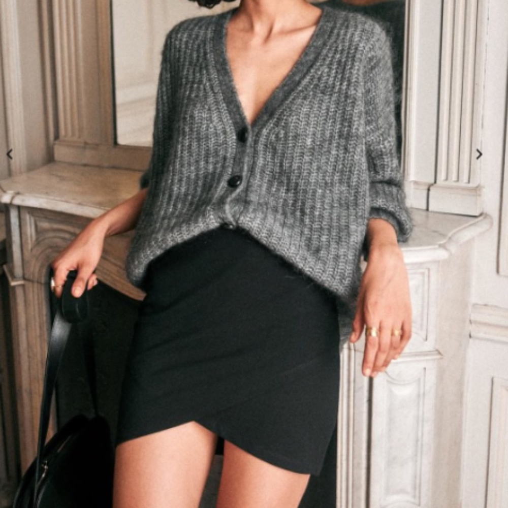 Sezane Calvi Wrap Skirt